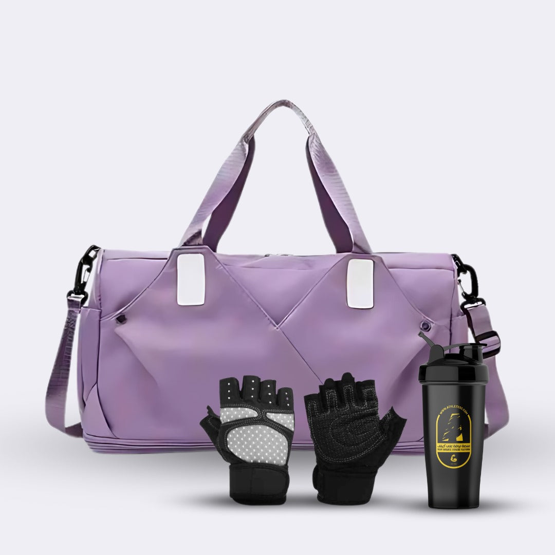 Fitness Bag + Gym Gloves